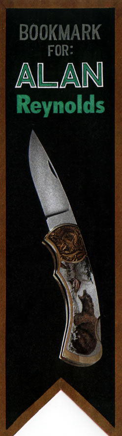 knife bookmark by Tom Rynolds